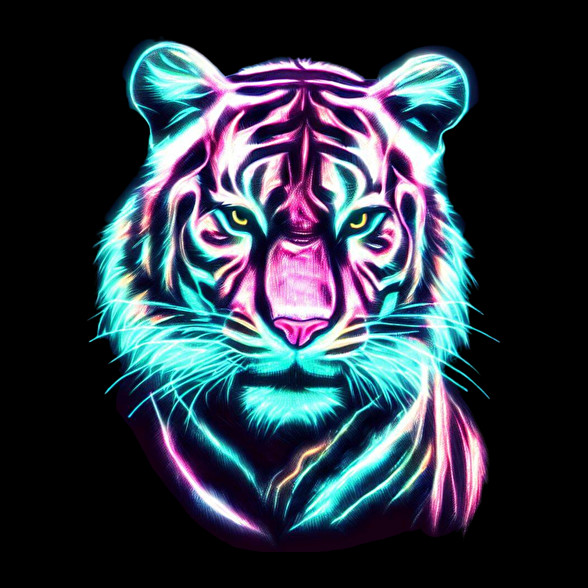 Neon tigris-Női pulóver