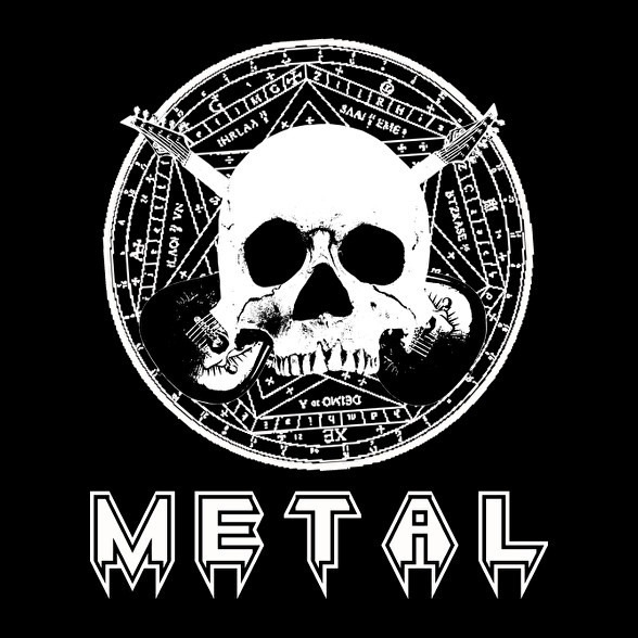 metal skull-Női pulóver