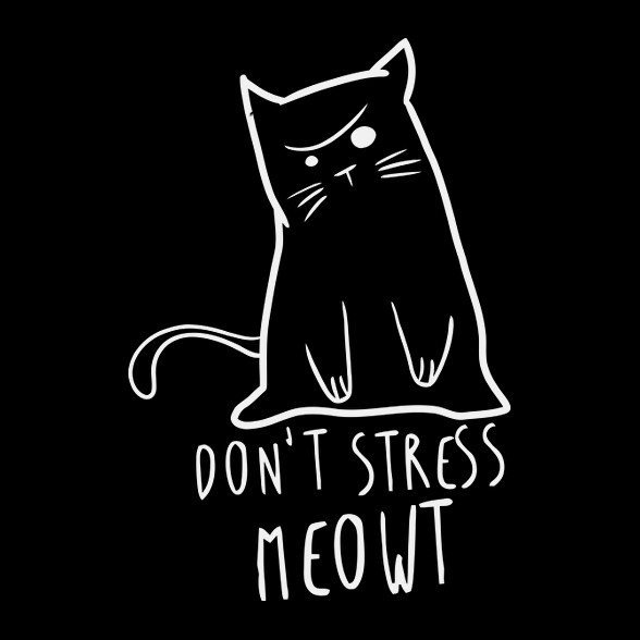 Don't stress-Női pulóver