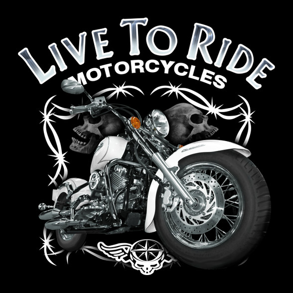 LIVE TO RIDE-Női pulóver