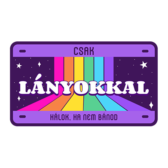 CSAK LÁNYOKKAL HÁLOK-Női pulóver