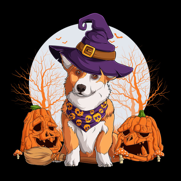 Corgi halloween-Női pulóver