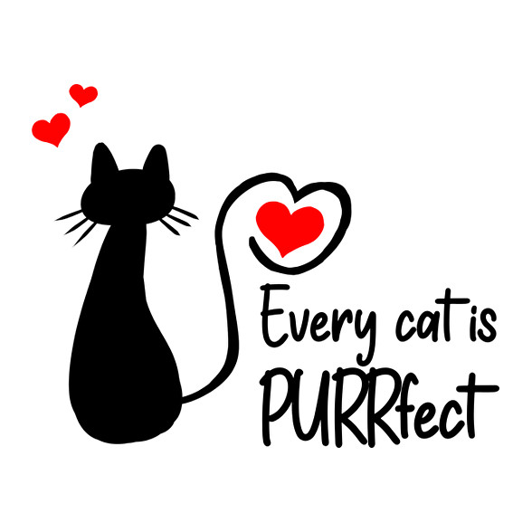 Every cat is PURRfect-Női pulóver