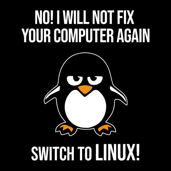 Nem javitom meg ujra, valts linuxra-Női pulóver