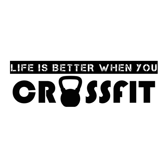 Az élet jobb - Crossfit-Női pulóver