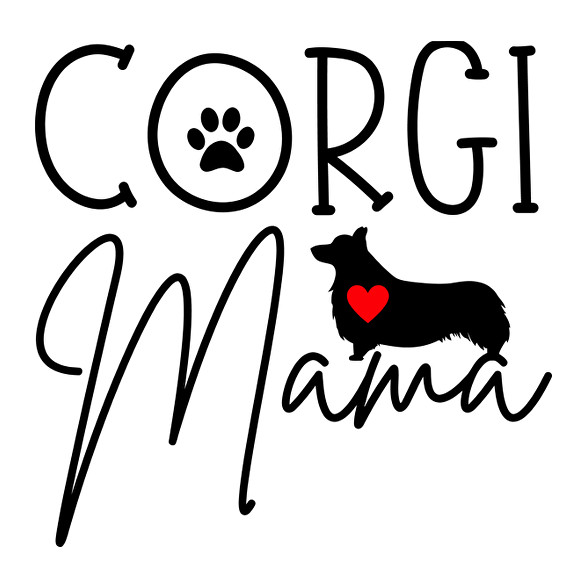 Corgi anya-Női pulóver