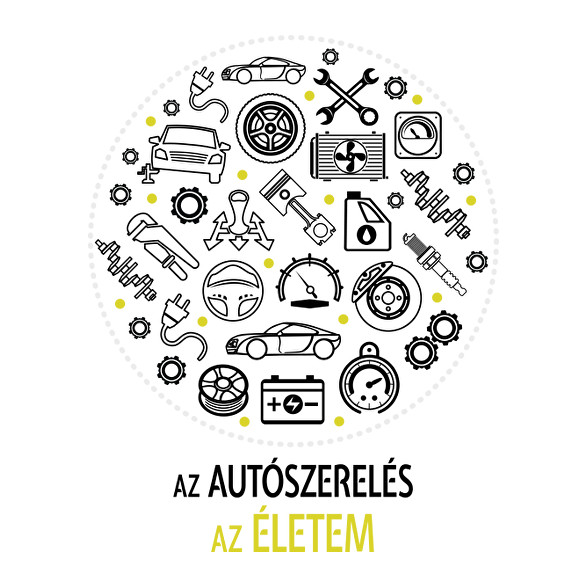 Az autószerelés az életem-Női pulóver