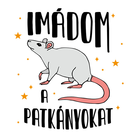 Imádom a patkányokat-Női pulóver