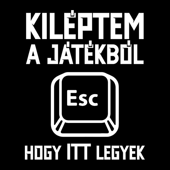 Kiléptem a játékból, hogy itt legyek-Női pulóver