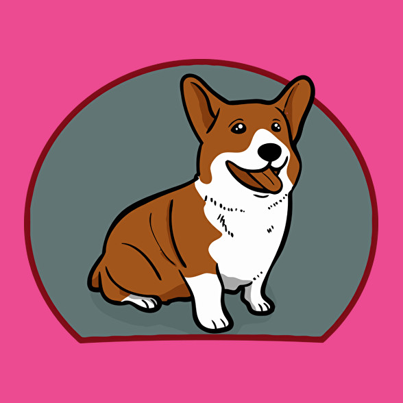 Corgi mindenek felett -Női pulóver