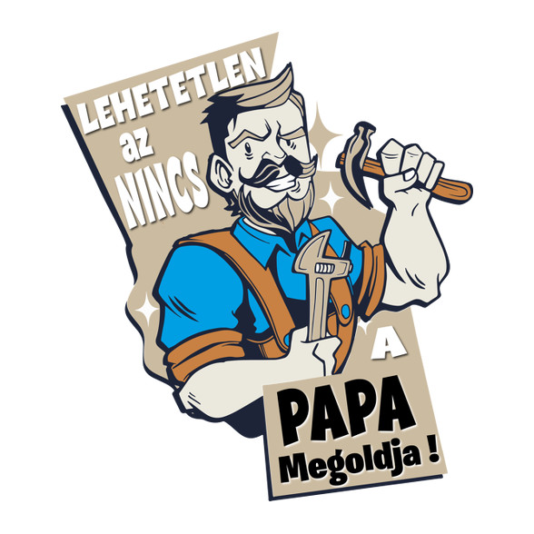 Papa megoldja - szuper papa-Női pulóver