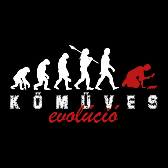 Kőműves evolúció-Női pulóver