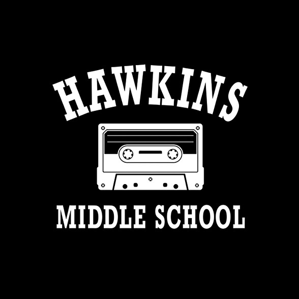 Hawkins Middle School - Fehér-Női pulóver