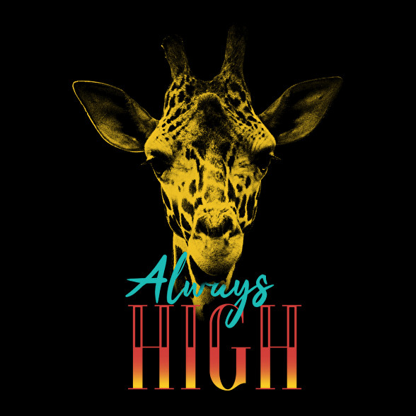 Zsiráf - Always High-Női pulóver