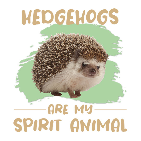 Hedgehogs are my spirit animal-Női pulóver