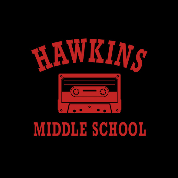 Hawkins Middle School - Piros-Női pulóver