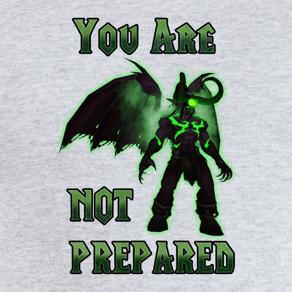 You Are Not Prepared-Női pulóver