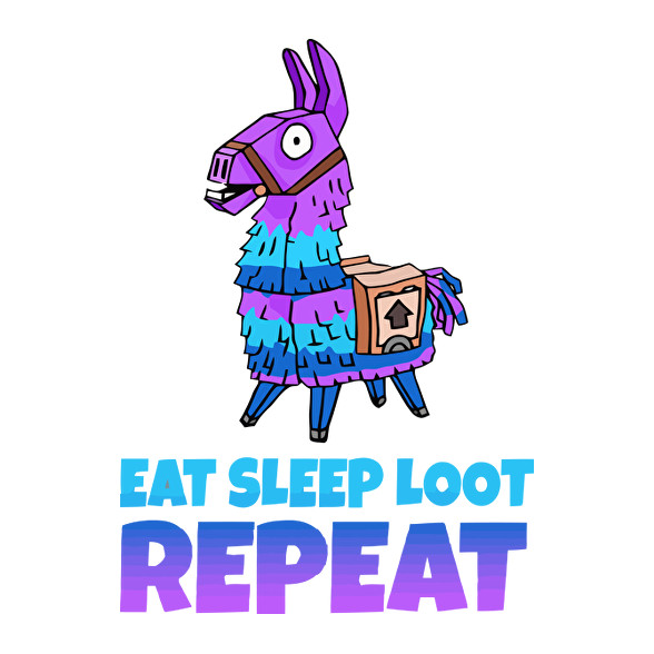 Eat Sleep Loot Repeat-Női atléta