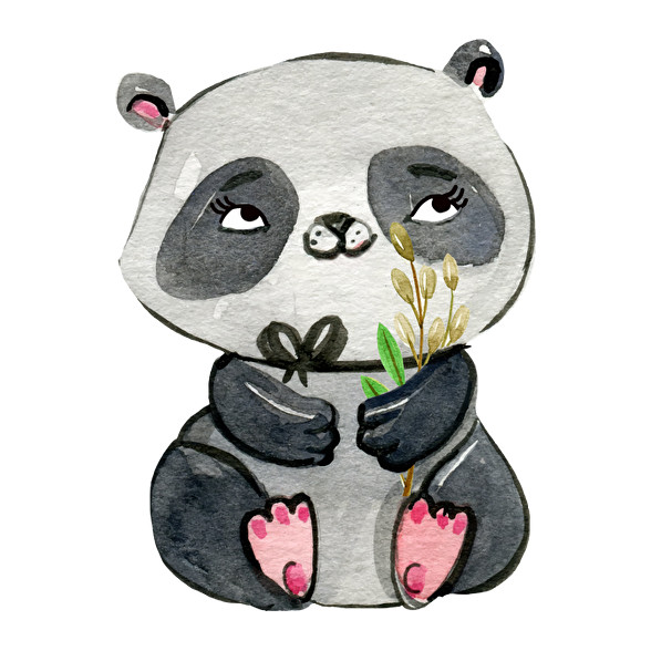 Cute Panda boy-Női atléta