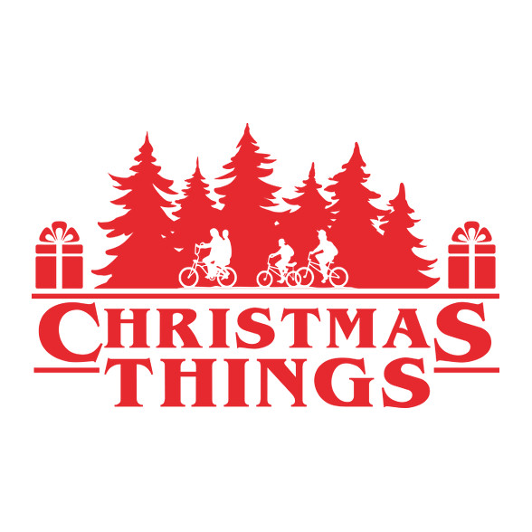 Christmas things Sranger Things póló-Női atléta