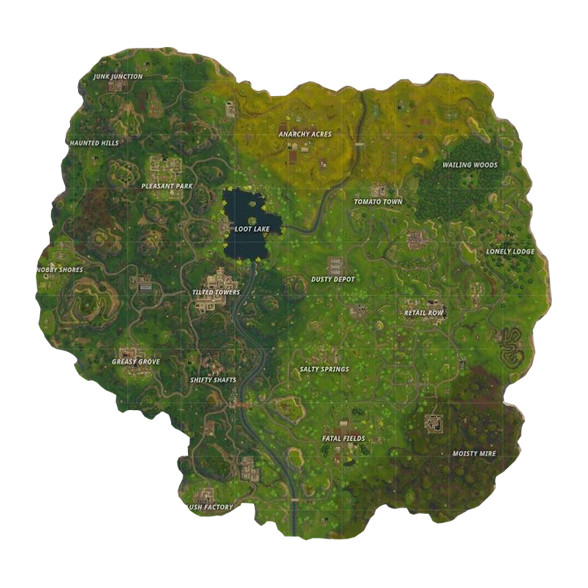 Fortnite MiniMap-Női atléta