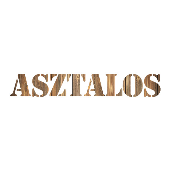 Asztalos - Fa mintás-Női atléta