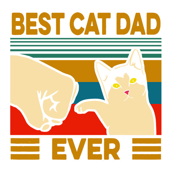 Best Cat Dad Ever-Női atléta