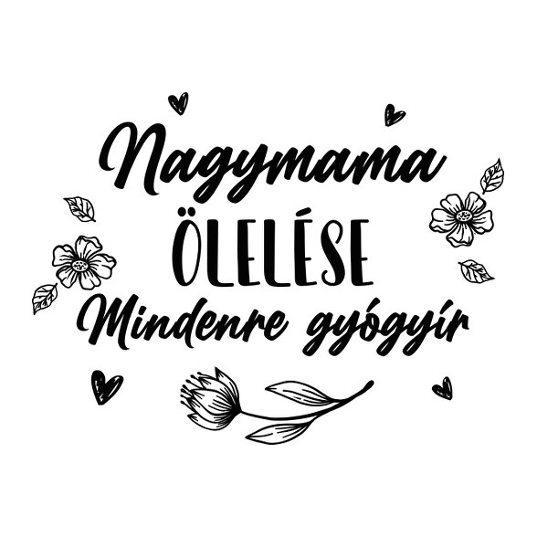 Nagymama ölelése - Fekete-Női atléta