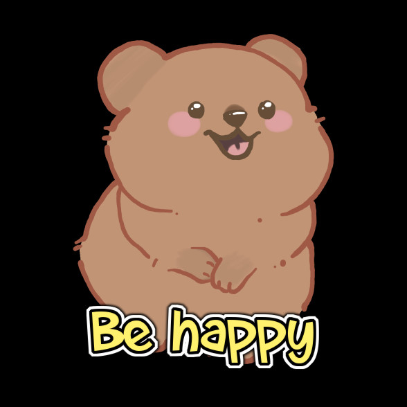 Be happy quokka-Női atléta