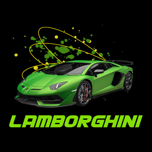 Zöld lamborghini-Női atléta