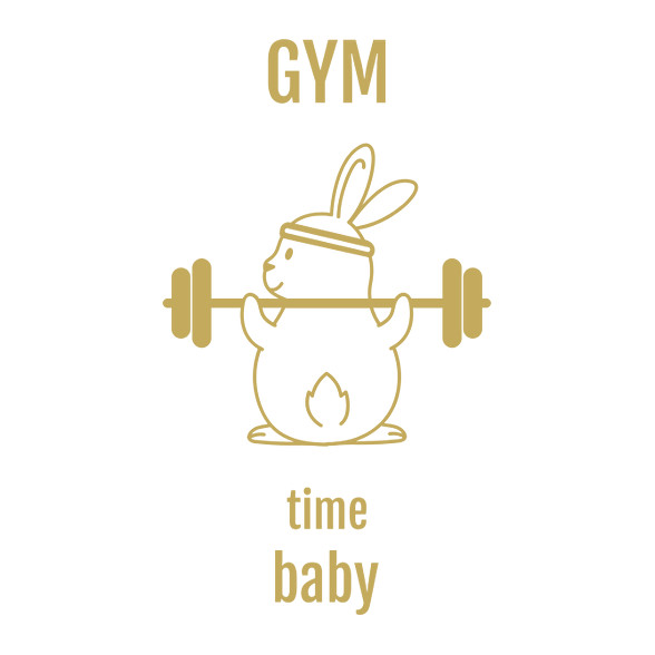 gym time baby -Férfi hosszú ujjú póló