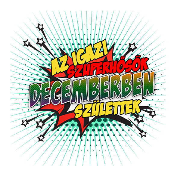 A szuperhősök decemberben születtek-Férfi hosszú ujjú póló