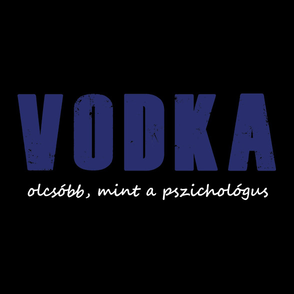 Vodka olcsóbb, mint a pszichológus-Férfi hosszú ujjú póló