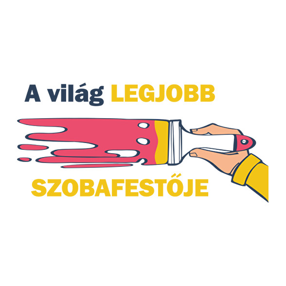 A világ legjobb festője-Férfi hosszú ujjú póló