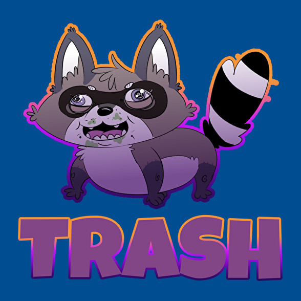 Trashpanda-Férfi hosszú ujjú póló