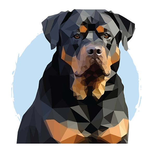 Rottweiler-Férfi hosszú ujjú póló