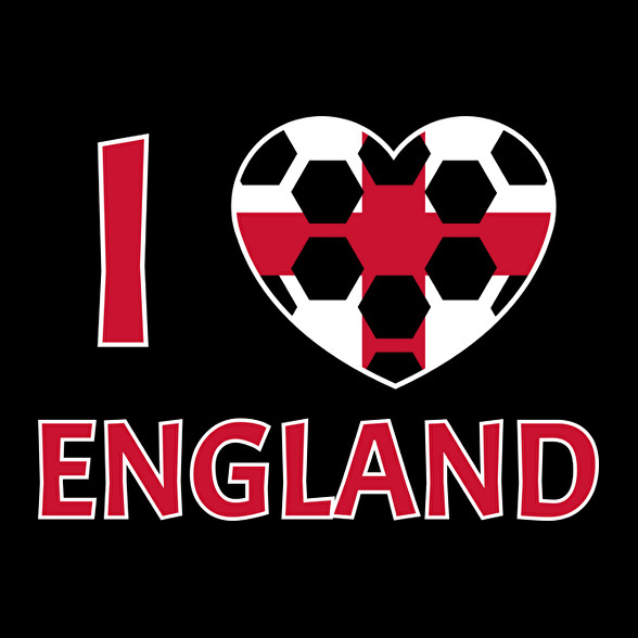 I love England-Férfi hosszú ujjú póló