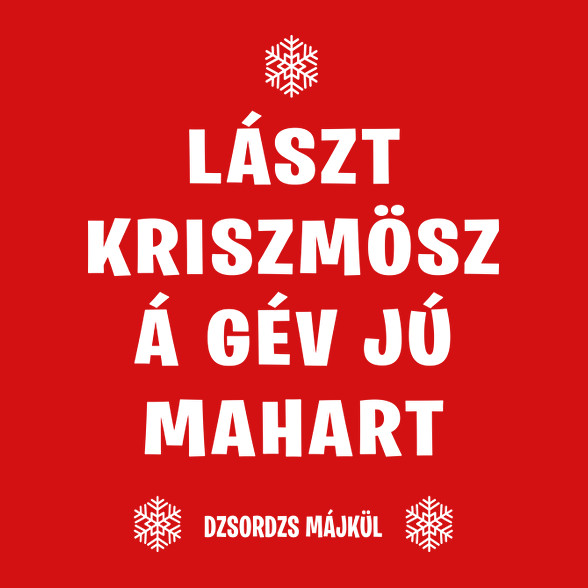 Last Christmas-Férfi hosszú ujjú póló