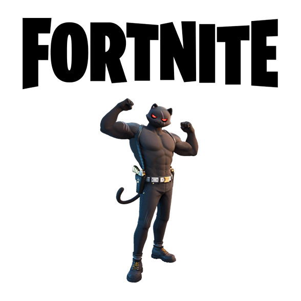 Fortnite Shadow Meowscles-Férfi hosszú ujjú póló