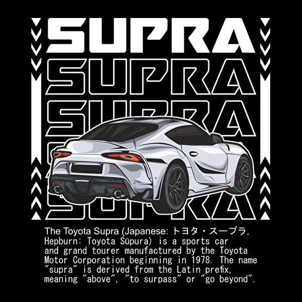 Toyota Supra-Férfi hosszú ujjú póló