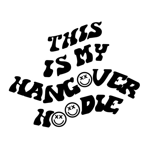 This is my hangover hoodie-Férfi hosszú ujjú póló