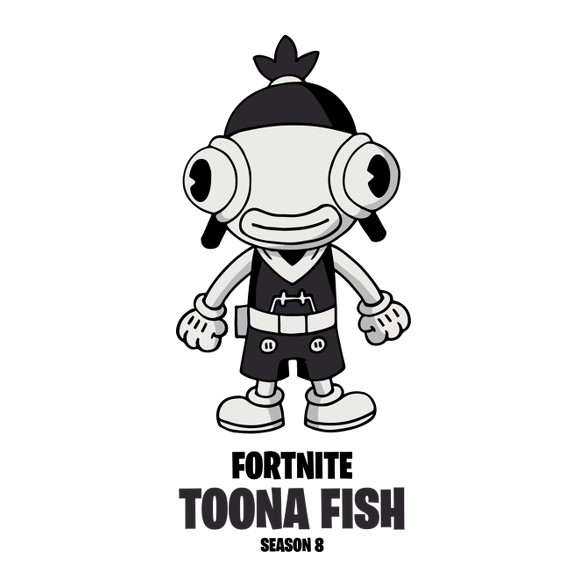 Toona Fish - Fortnite Season 8-Férfi hosszú ujjú póló