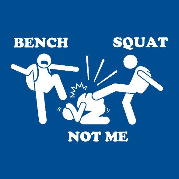 Bench - squat - not me-Férfi hosszú ujjú póló