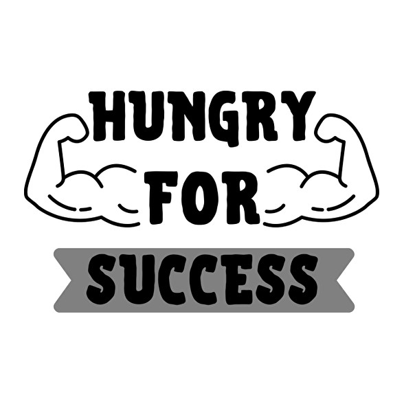 Hungry for success-Férfi hosszú ujjú póló