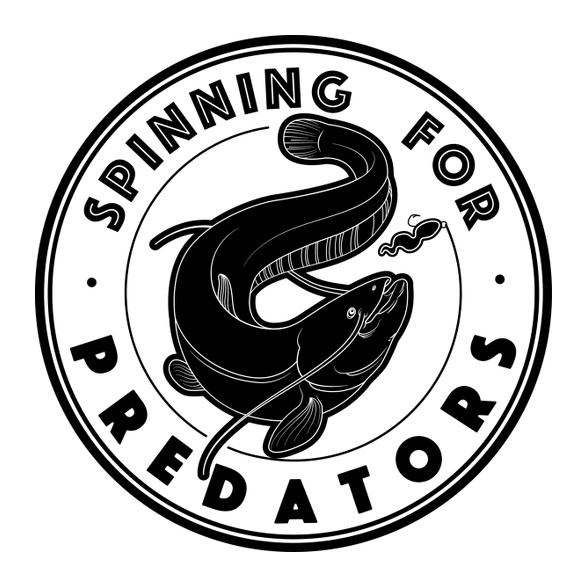 SpinningForPredators-Férfi hosszú ujjú póló