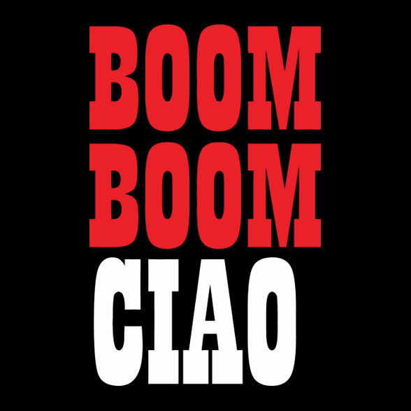 BOOM BOOM CIAO-Férfi hosszú ujjú póló