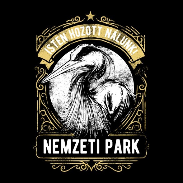 Nemzeti Park-Férfi hosszú ujjú póló