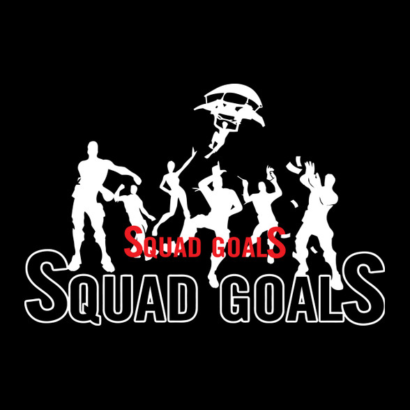 Squad Goals-Férfi hosszú ujjú póló