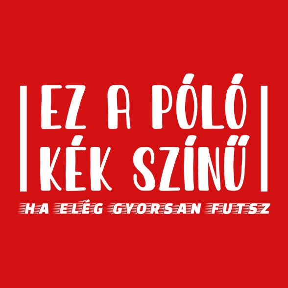 Ez a póló kék színű-Férfi hosszú ujjú póló