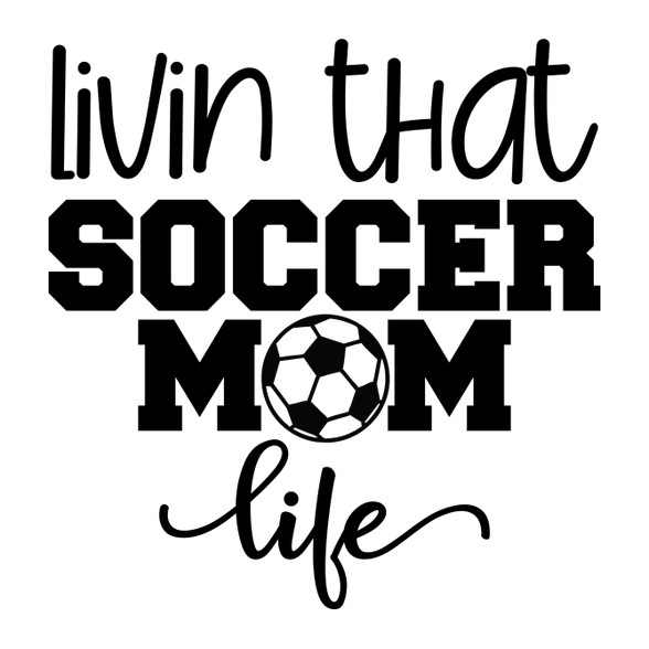 Livin that soccer mom life-Férfi hosszú ujjú póló